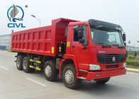 HOWO 8x4 Heavy Duty Dump Truck  50ton Tipper truck 10 wheel sand dump truck HYVA Hdraulic lifting system