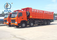 380HP 8x4 Heavy Duty Dump Truck HOWO A7 , Unloading Dump Trucks