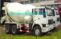 SINOTRUK SWZ Yellow Concrete Mixer Trucks 8-20cbm 6x4 290 - 420 HP  Euro2 LHD OR RHD Color optional