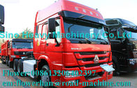 SINOTRUK HOWO 6 X 4 Tractor Truck Head 371HP Prime Mover Truck with Euro II / III  Manual Transmission