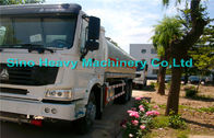 Fuel Tanker Truck  Color Can Be Choosed Sinotruck Howo A7 6 X 4 Oil  Tank Truck 25000L  Steyr