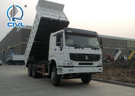 336HP,371HP 10 Wheel 6 x 4 Driving Heavy Duty Dump Truck With WABCO System / Strengthen Bumper LHD/RHD
