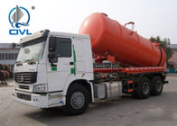 16M3 Sewage Suction Truck 6X4 EURO II Option 290HP / 336HP Left And Right Hand Drive