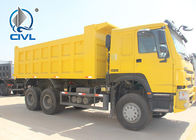 Red 40 Ton 6x4 Prime Mover Trailer Truck Diesel 336HP , EURO II Standard , Global Machine