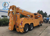 SINOTRUK Road Wrecker Tow Truck / 6x4 Tow Truck 50T Strong Operation System
