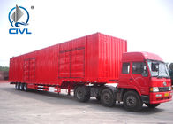 van Cargo Semi-Trailer  Red Color LHL/RHL 9190XXY Semi Trailer Trucks Van
