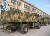 Howo 4x4 All - Wheel Drive Heavy Cargo Trucks 266hp / 290hp HW76 Cab