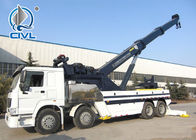 White 30 Ton Wrecker Tow Truck Howo Obstacle Tractor Truck-30ton