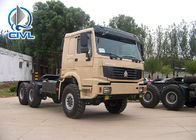 SINOTRUK HOWO New  3 Seats Prime Mover Truck Tractor Truck 6 X 6 Off Road 420HP Engine