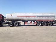 Tanker semi trailer on stainless steel 35000-80000 liters for palm oil, caustic soda, HC1 etc