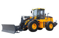 Strong Frame Small Wheel Loader Operating Weight 10T With FOPS Cabin