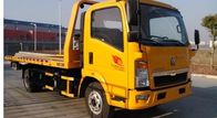 Mini  Howo 4 x 2  Light Duty Commercial Trucks , 5t Towing Wrecker Truck/broken vhicles carrier