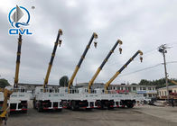 CCC 3-8 Tons Truck Mounted Crane With 4x2 Sidewall Cargo Truck