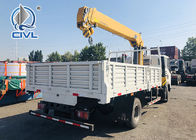CCC 3-8 Tons Truck Mounted Crane With 4x2 Sidewall Cargo Truck