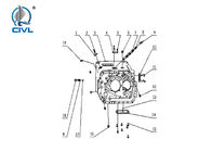 Sinotruk Howo Gear Box Transmission HW19710T Clutch Control Components (Pull-type) （AC22100000501）