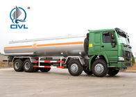 New Howo Fuel Truck 20CBM  Effective Oil Tanker Truck  For Transporting Petroleum / Chemistry Liquid