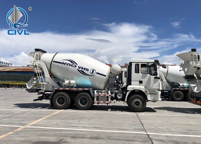 SHACMAN Truck Chassis Concrete Mixer Vehicle 6x4 8m3 8cbm 8000L New