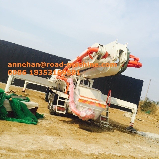 37m Boom Type Concrete Pump Truck Concrete Boom Cement Pump Truck 37.4M Reach Height