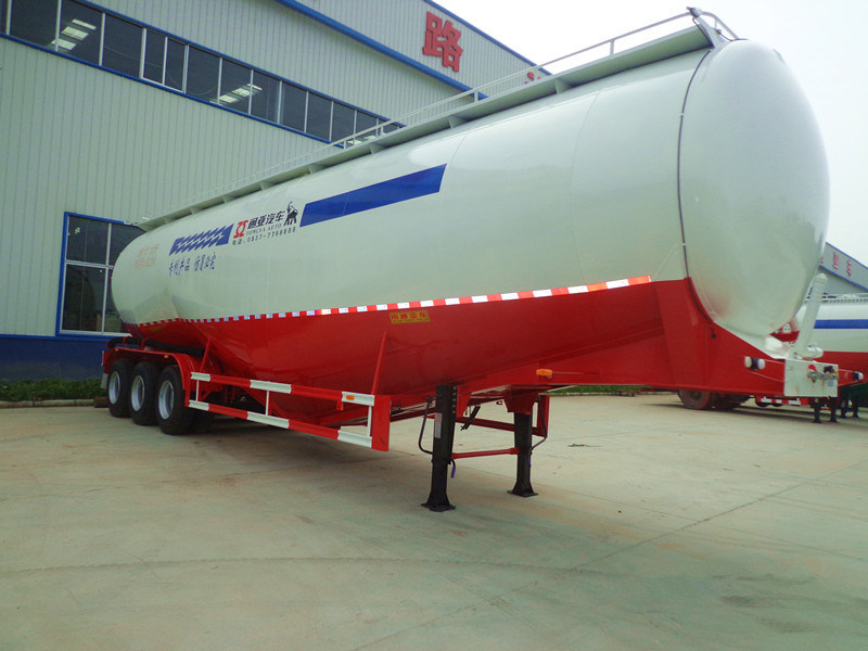 50000 Liters 3 Axle Aluminum Fuel Tank Trailer , Stainless Steel Oil