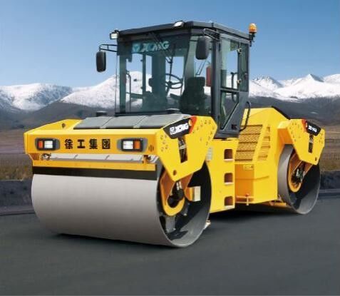 XS143H XCMG Static 14 Ton Vibrator Road Roller With Durable Hydraulic System