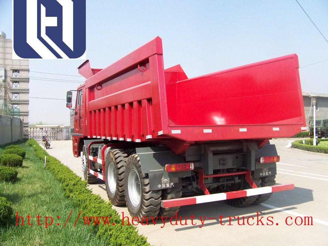 High Torque Heavy Duty Dump Truck With Air Suspension Short Flat Cab