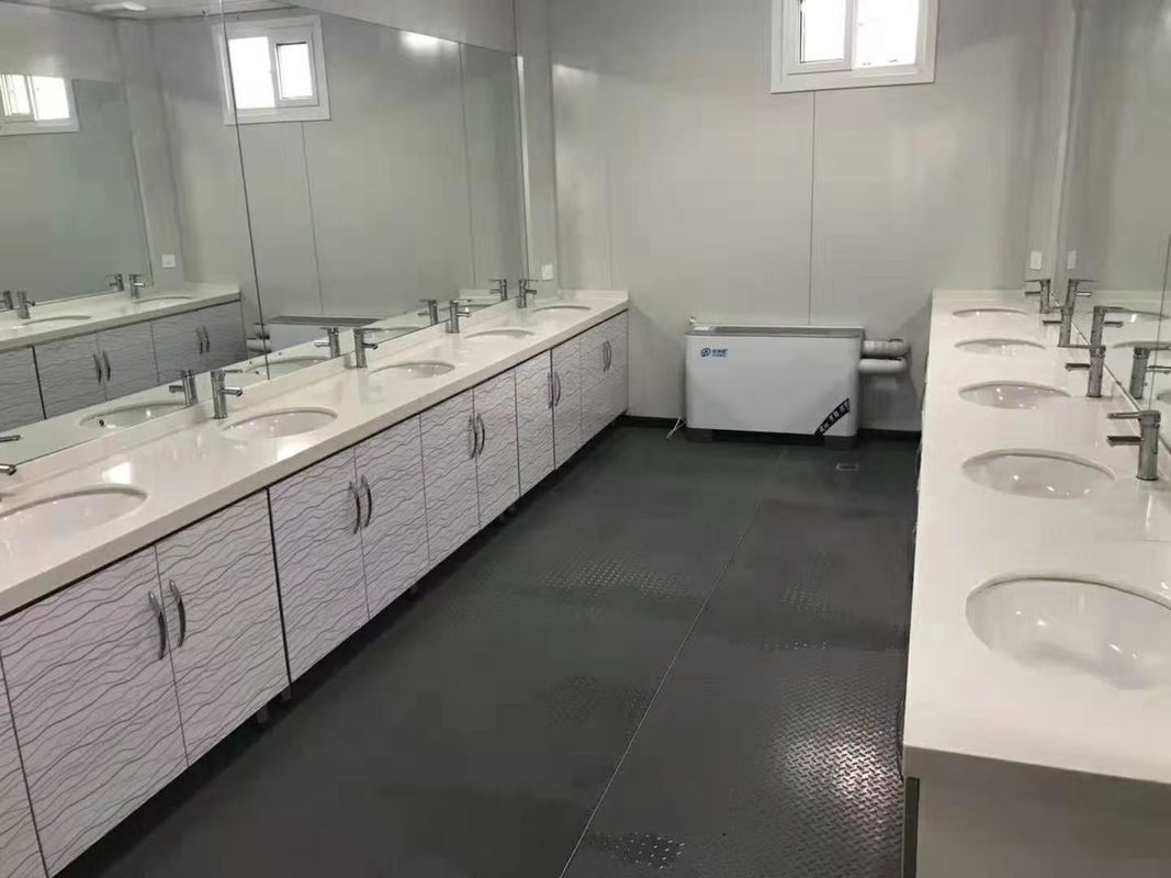 Prefabricated Container House Office Public Toilet , Prefab House Container