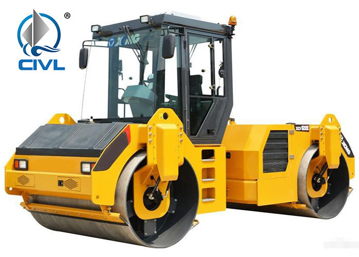 30tons Road Roller Road Maintenance Equipment Yellow Color Vibratory Roller
