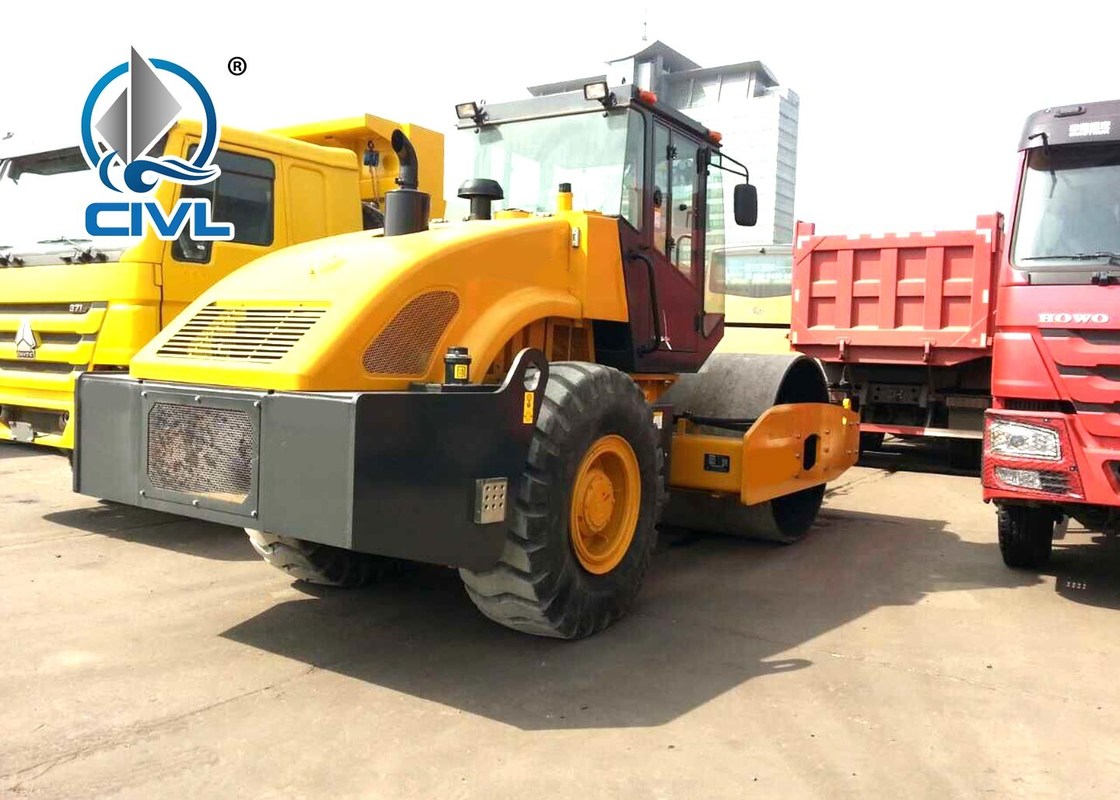 Road Roller Compactor Road Maintenance Machinery With Single Drum 20t