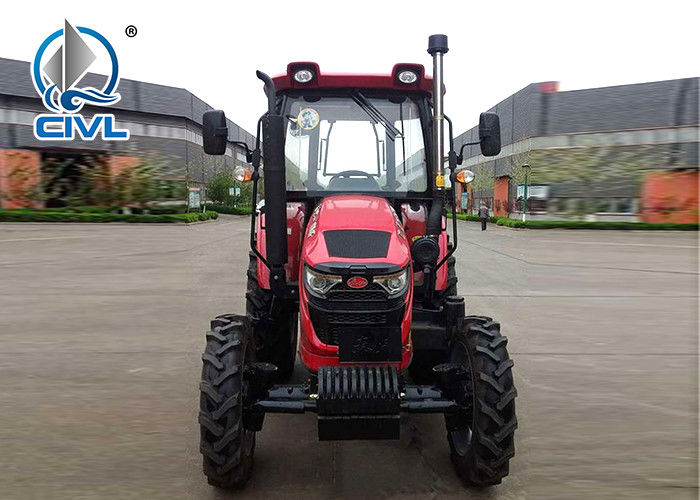 CIVL 4X2 2WD Road Tractor with 22horsepower , Red 4 Wheel Drive Tractor