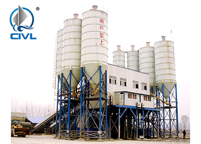 HZS serial concrete production plant productivity 25m3 / h