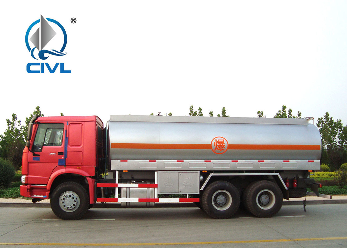 Diesel Fuel Oil Liquid Tanker Truck 5995×2050×2480 6x4 Tank Volume Oil