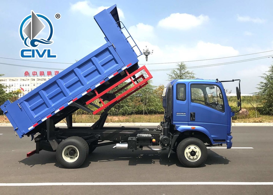 SINOTRUK HOWO Light Duty Dump Truck 4x2 Weichai Engine New Condtion