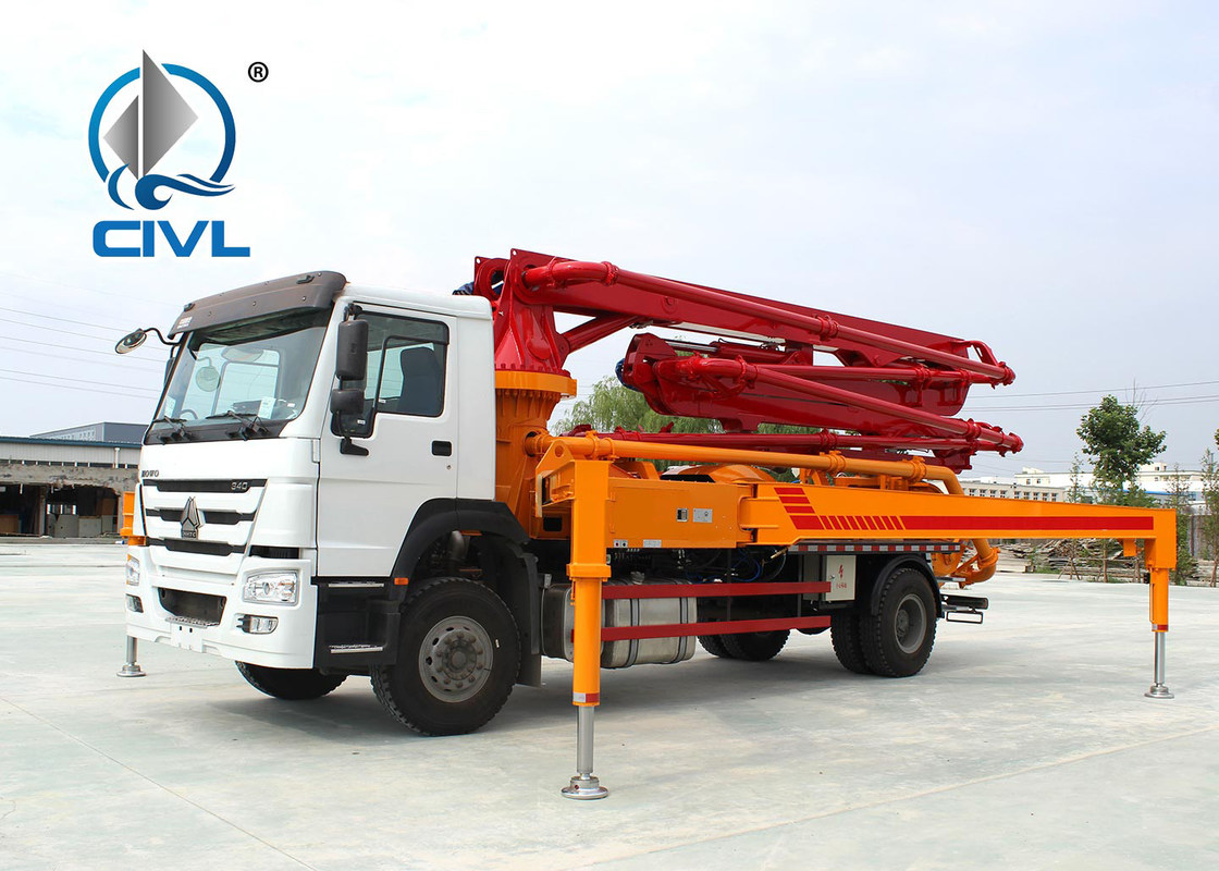 XCMG brand 37m Boomtype concrete pump truck Concrete Boom Cement Pump