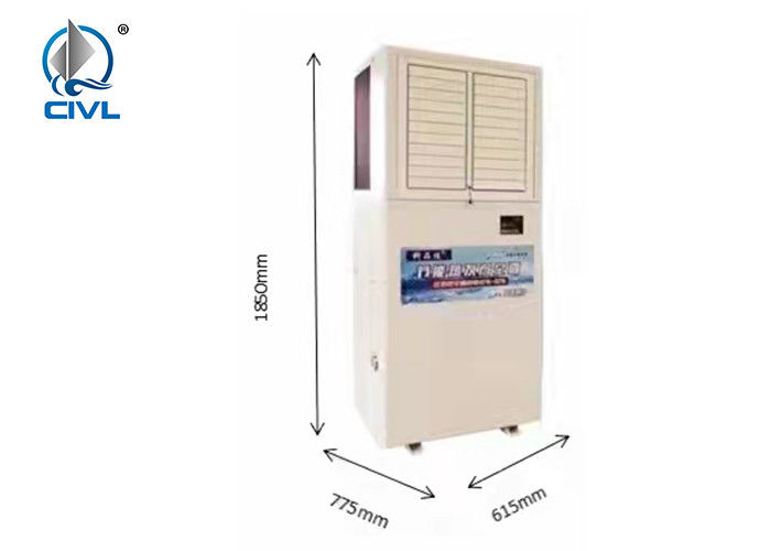 Side Outlet Evaporative Cooling Air Conditioner For Workshop 7.5 kw