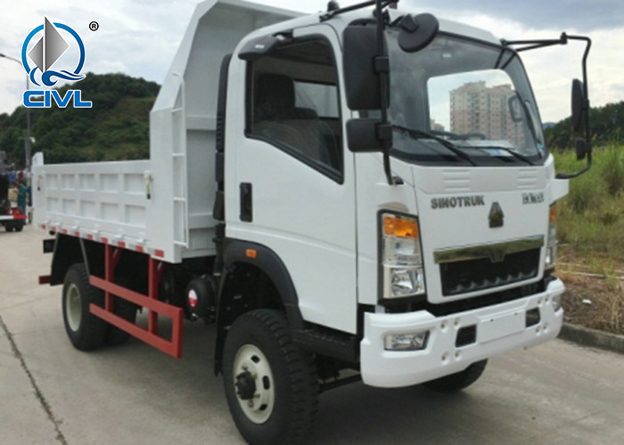 Homan 4x4 116hp All Wheel Drive Dump Truck 68 Tons Tipper Truck