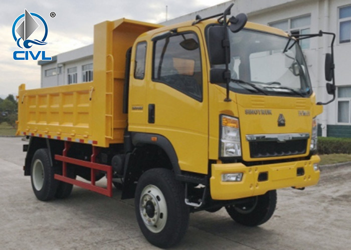 Homan 4x4 All Wheel Drive Dump Truck 1012 Tons Tipper Truck 130hp