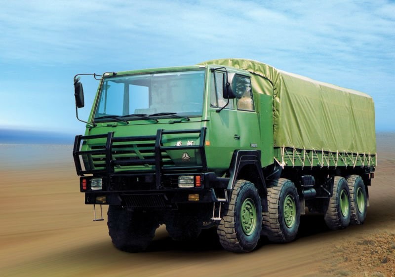 Military 8x8 Heavy Cargo Trucks With EURO III Standard , OFF ROAD TRUCK