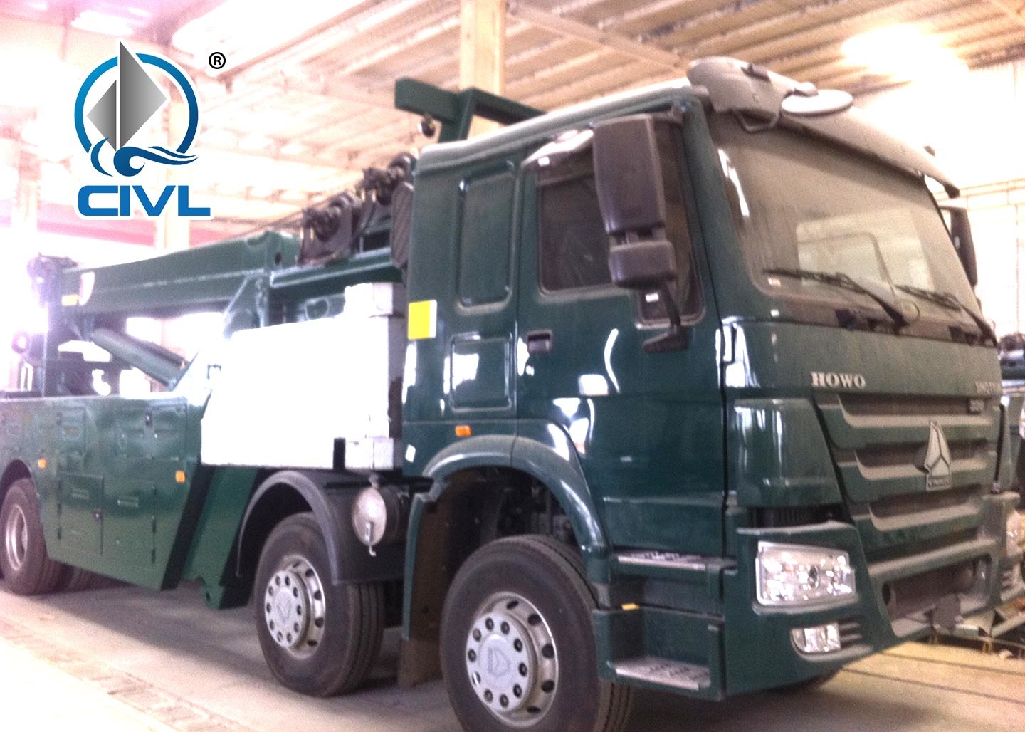 12 Wheel Heavy Duty Wrecker Heavy Rescue Tow Trucks Tow 360 Degree