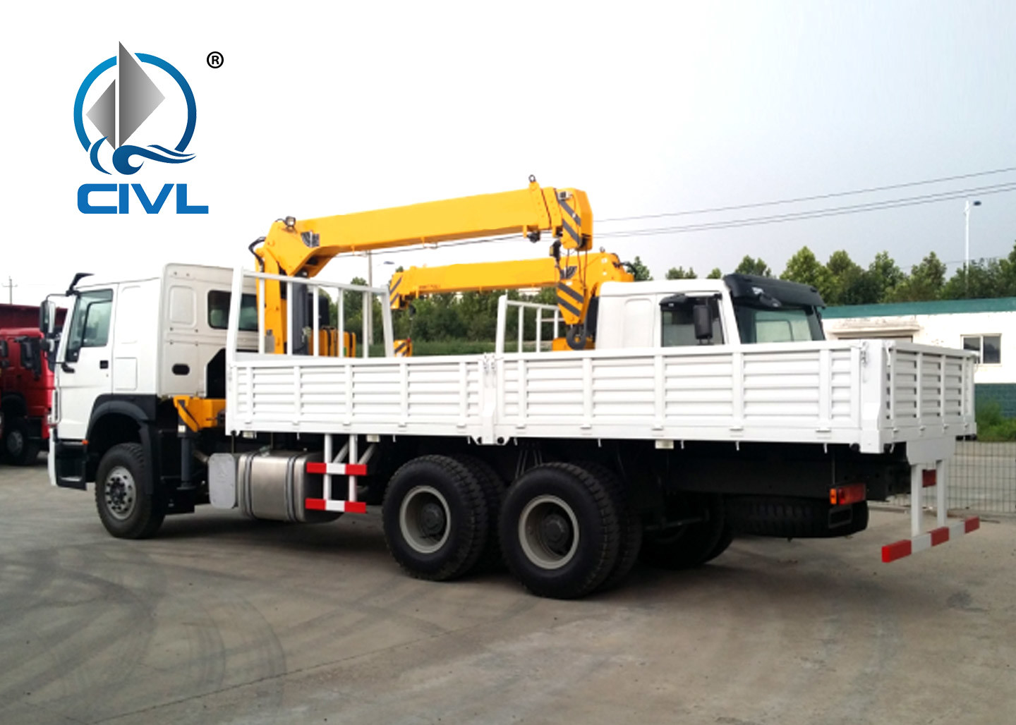 30 Tons Telescopic Boom Crane Lorry Mounted Crane 6x4 Max. Loading
