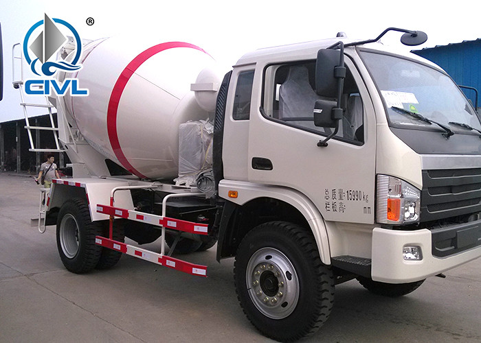 HOWO 310 HP 4 x 2 Concrete Cement Mixe Truck With Self Locked System