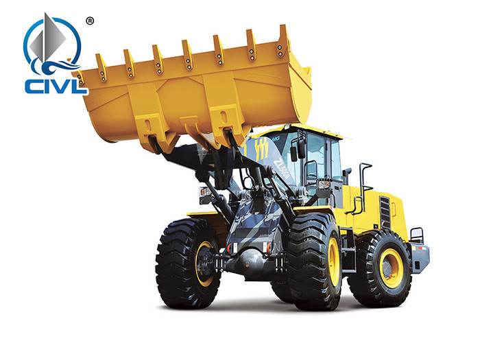 Compact Wheel Loader 5T 4m3 Bucket Capacity Wheel Loader Rock Bucket