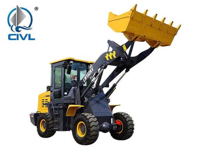 Heavy Duty Big Wheel Loaders Single Joystick Control Bucket Wheel