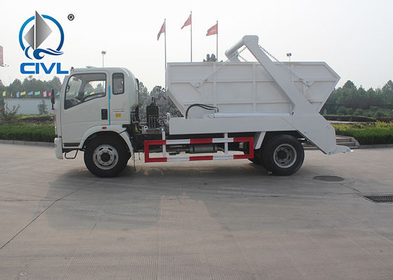 Arm Swing Waste Collection 6 Cbm Garbage Compactor Truck