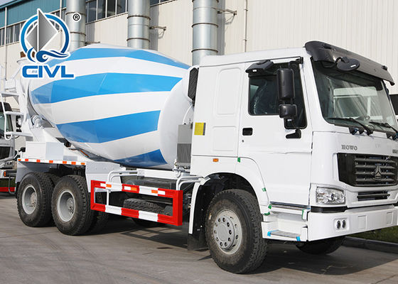 Sinotruk  Diesel Concrete Mixer Trucks 375hp 130hp ,Concrete mixing truck