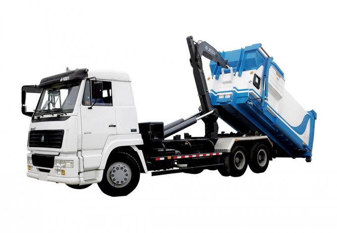 6-14T Garbage Compactor Truck Detachable container garbage collector