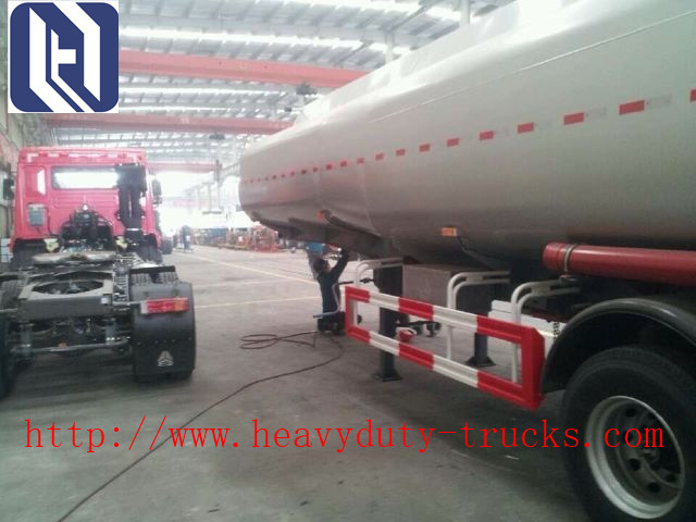 Cimc 30000L 3 Axle Semi Trailer Trucks With Aluminum Or Stainless Steel Water Milk Oil Tank