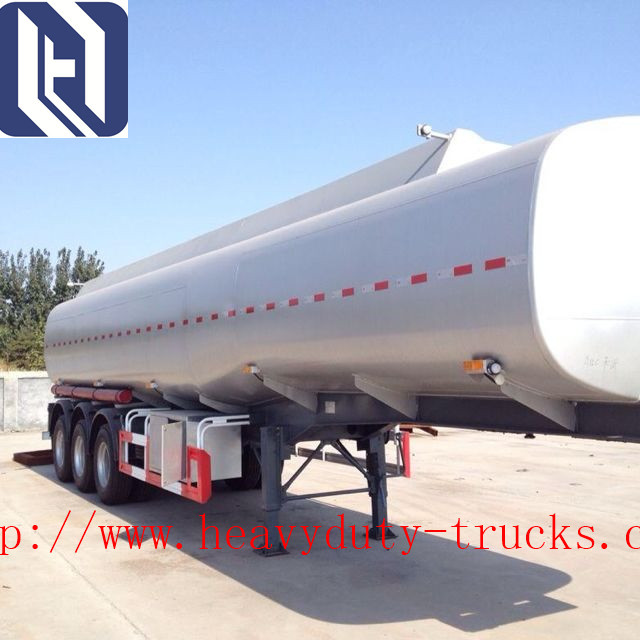 Cimc 30000L 3 Axle Semi Trailer Trucks With Aluminum Or Stainless Steel Water Milk Oil Tank
