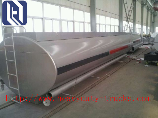 Cimc 30000L 3 Axle Semi Trailer Trucks With Aluminum Or Stainless Steel Water Milk Oil Tank